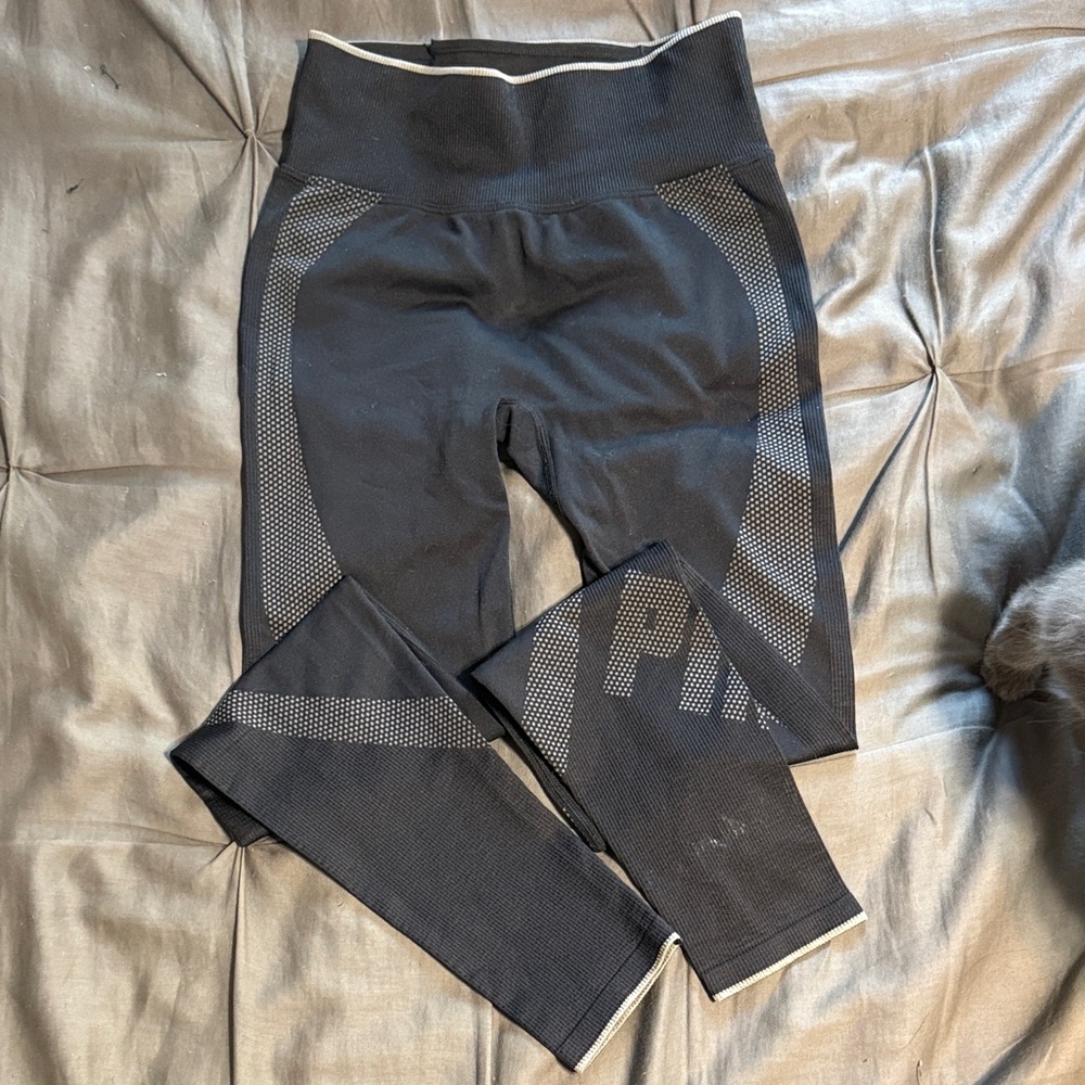 PINK Victoria's Secret Black Leggings